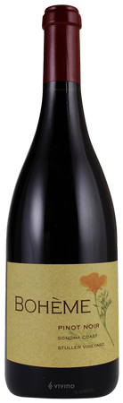 2019 Boheme Pinot Noir Stuller Vineyard Sonoma Coast