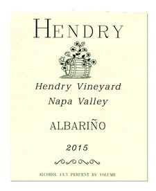 2020 Hendry Albariño Napa Valley