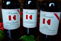 KEENAN WINERY HOLIDAY 3 BOTTLE GIFT PACK & VIP NAPA VALLEY TRIP